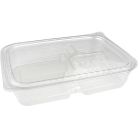 Récipient Plastique PET 3C 700ml 22x16x4cm (75 Utés)