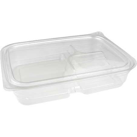 Récipient Plastique PET 3C 700ml 22x16x4cm (75 Utés)