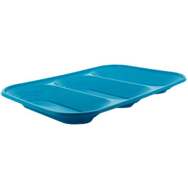 Plateau PP "X-Table" 3C Turquoise 330x230mm (2 Utés)