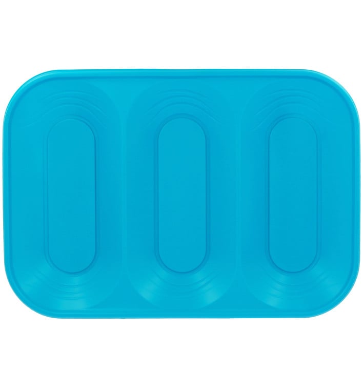 Plateau PP "X-Table" 3C Turquoise 330x230mm (2 Utés)