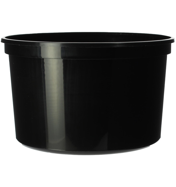 Pot en Plastique Noir 500cc  Ø11,5cm (500 Unités)