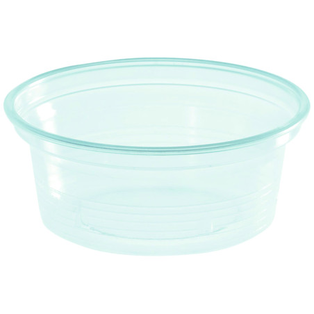 Pot à Sauce Plastique PS Trans. 50ml Ø7cm (1000 Utés)