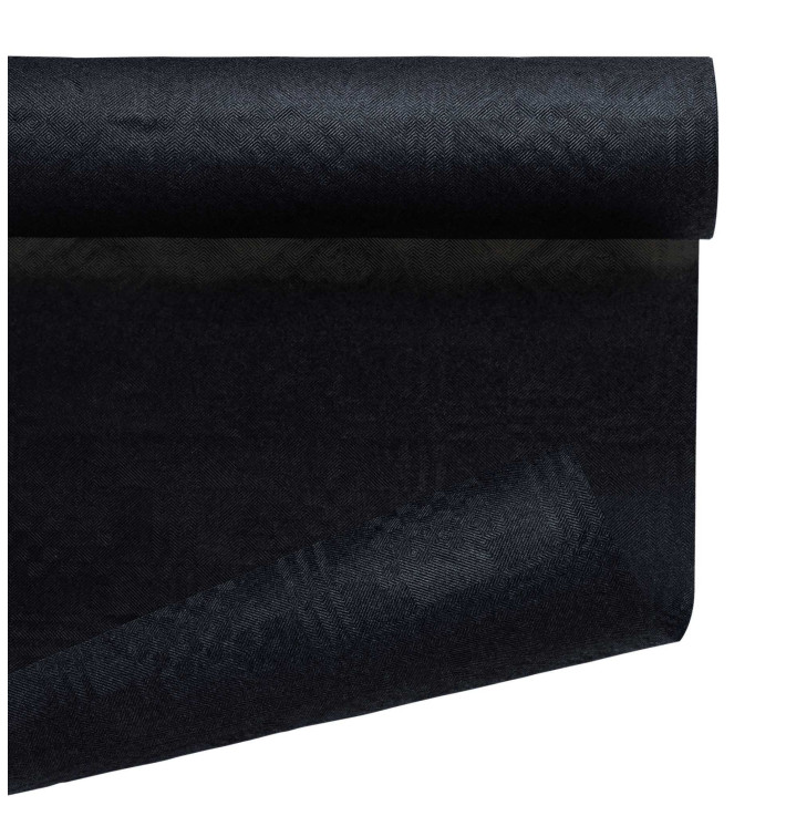 Nappe en Papier en Rouleau Noir 1,2x7m (1 Uté)