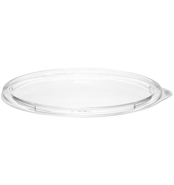 Couvercle Plat Plastique PET pour Bol Transp. Ø150mm (504 Utés)