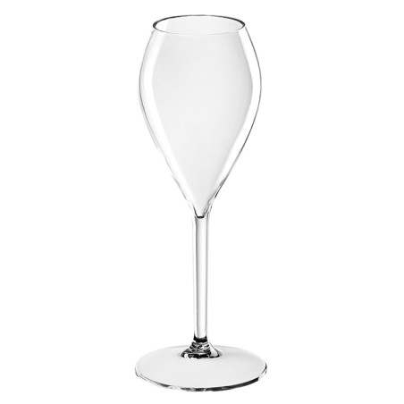 Verre Réutilisable Durable pour Vin Transparent Tritan 240ml (6 Utés)