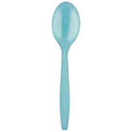 Cuillère Plastique PS Premium Turquoise 190mm (1000 Utés)