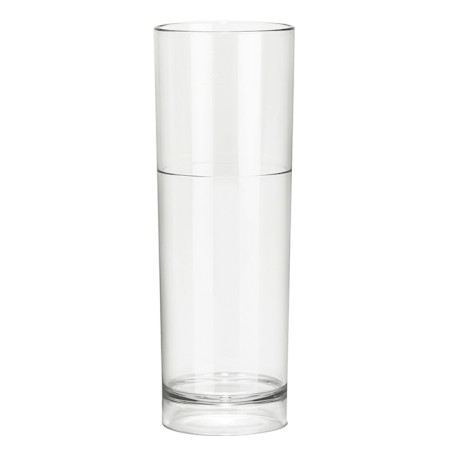 Verre Réutilisable Durable SAN Tumbler Transp.200ml (102 Utés)