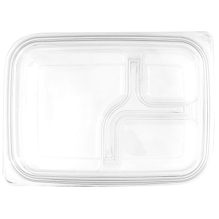 Couvercle Plat pour Récipient PET 22x16cm (75 Utés)