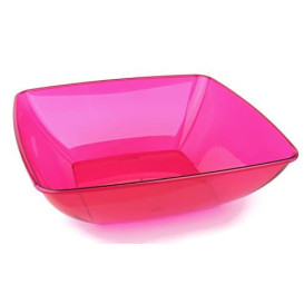 Bol PS Cristal Dur Framboise 3500ml 28x28cm (20 Utés)