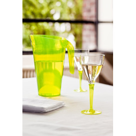 Verre à Vin Plastique Vert 130ml (60 Utés)