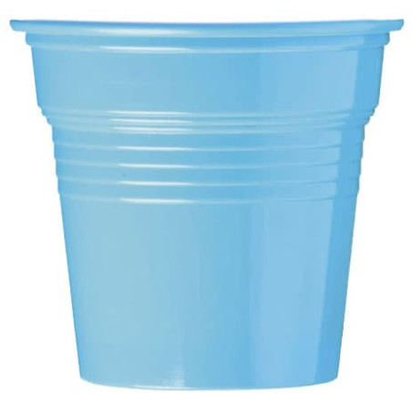 Gobelet Plastique PS Bleu Clair 80ml Ø5,7cm (750 Utés)