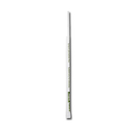 Paille Flexible Emballée PLA Blanc Ø5mm 21cm (7500 Utés)