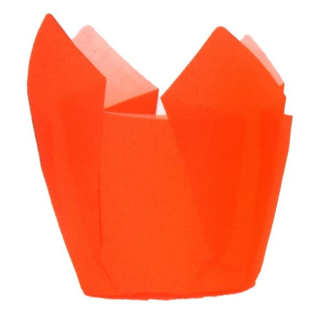 Caissette Muffin Tulipe Ø50x50/80 mm Orange (2.000 Utés)