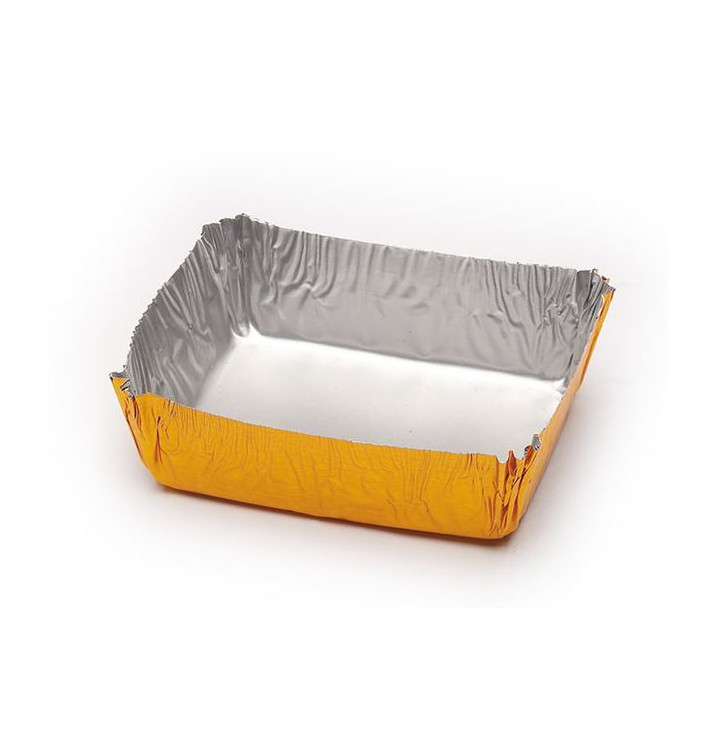 Caissette Pâtisserie Aluminium 52x42x15mm (100 Utés)