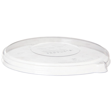 Couvercle Compostable PLA Transparent Bol 710 et 940ml (50 Utés)