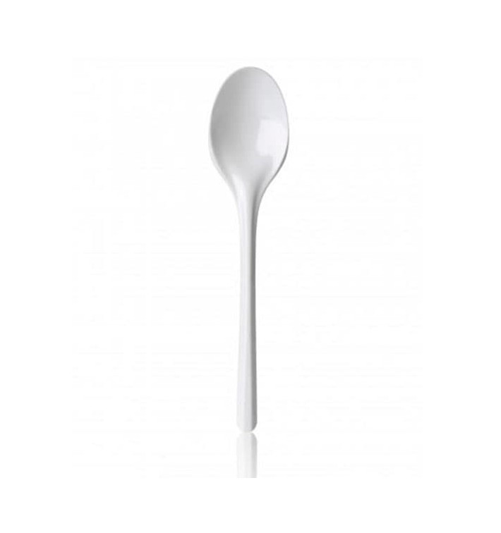 Cuillère Plastique Blanche 165mm 