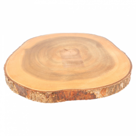 Plateau Rond Présentation en Bois Ø230x35mm (6 Utés)