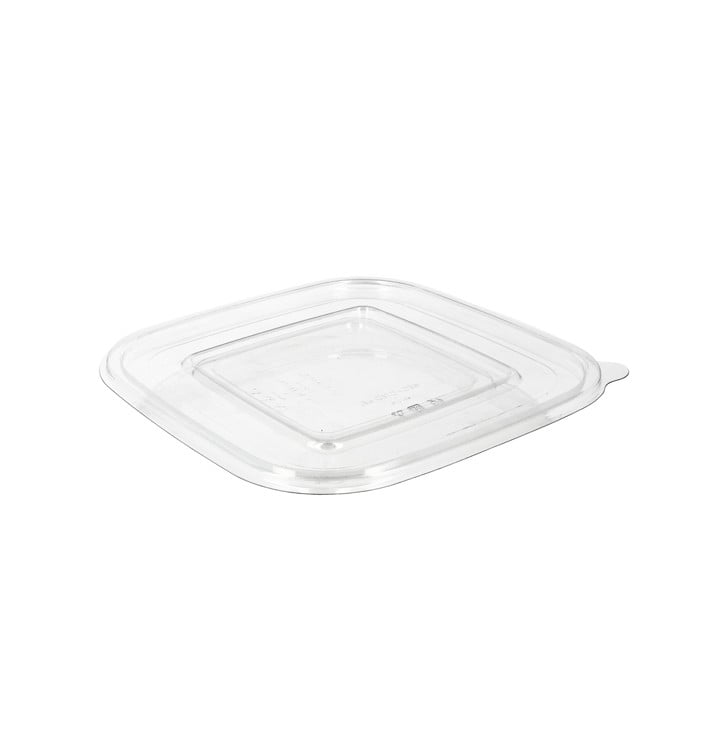 Couvercle Plat pour Bol Plastique PET 175x175mm (300 Utés)