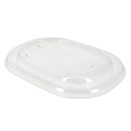 Couvercle en Plastique PET pour Barquette 19x15cm (50 Utés)