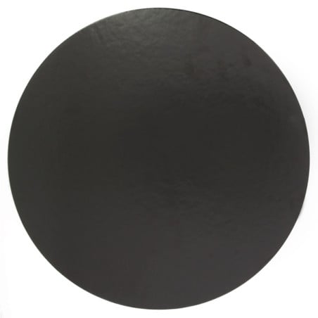 Disque Carton Noir 32cm (100 Unités)