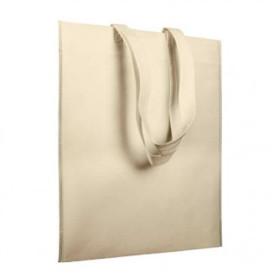 Sac Non-Tissé avec Anses Longues Crème 38x42cm (25 Utés)