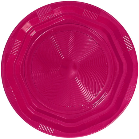 Assiette Creuse Réutilisable Economique PS Fuchsia Ø22cm (25 Utés)