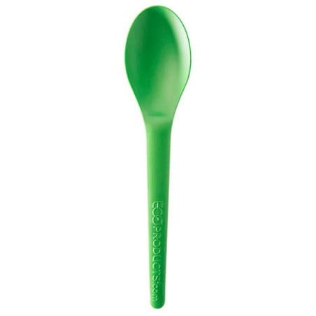 Petite Cuillère Amidon de Maïs CPLA Verte 12 cm (2000 Utés)