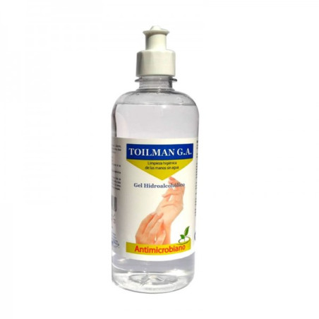 Gel sanitaire hydroalcoolique antibactérien 500ml (1 Uté)