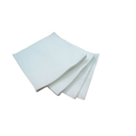 Serviette en Papier Micro Point 20x20cm Blanc Recyclé (100 Utés)