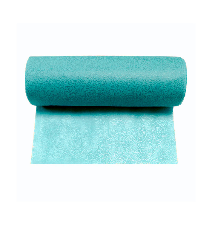 Nappe Rouleau en Non-Tissé PLUS Turquoise 1,2x45m P40cm (1 Uté)