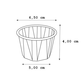 Pot Papier Plissé de 120ml (5000 Unités)