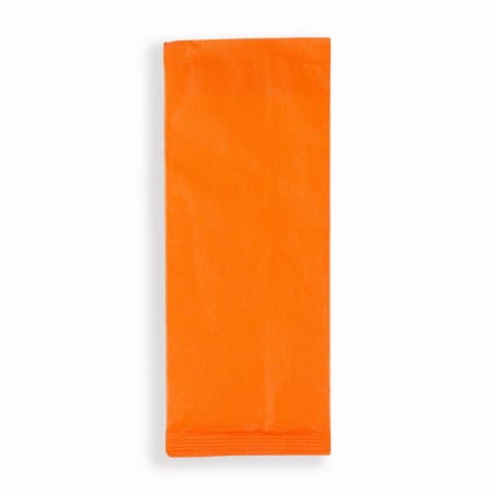 Enveloppe Porte-Couverts avec Serviettes Orange (1000 Utés)