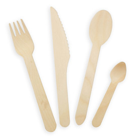 Couteau en Bois 16,5cm (250 Utés)