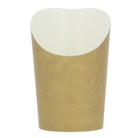 Gobelet Carton Kraft pour Frites et Wraps Ø8,1x11,5cm (55 Utés)