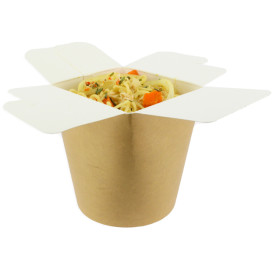 Boîte à Repas 100% ECO Effet Kraft 26Oz/780ml (50 Utés)