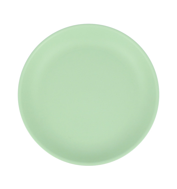 Assiette Réutilisable Durable PP Minéral Vert Ø21cm (6 Utés)