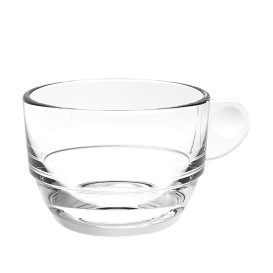 Tasse Réutilisable SAN “Cappuccino” Transparent 166ml (36 Utés)