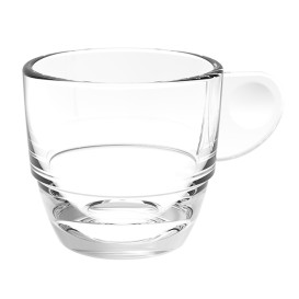 Tasse Réutilisable SAN “Expresso” Transparent 80ml (36 Utés)