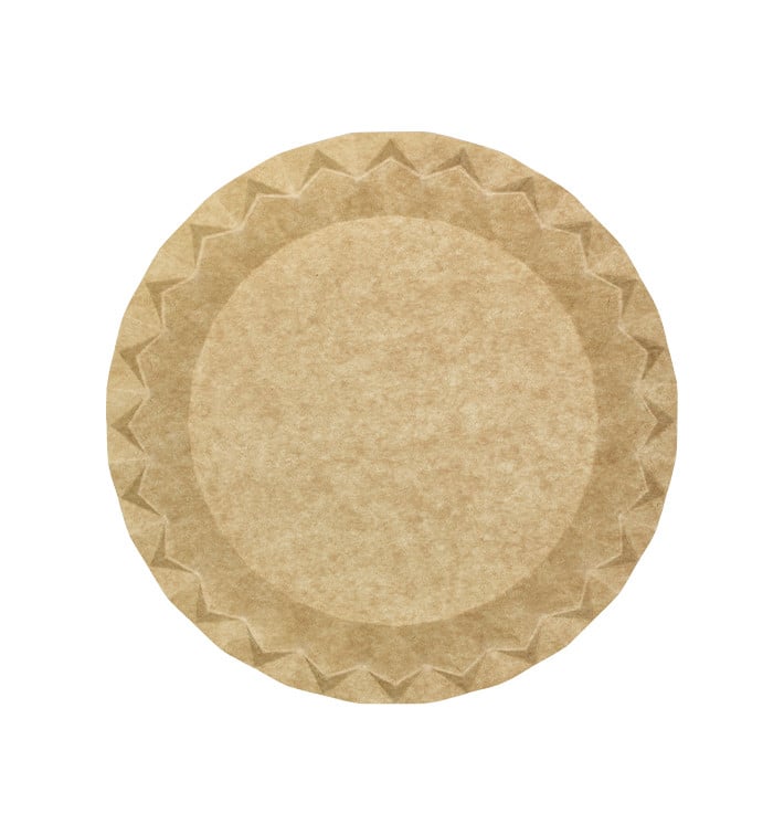 Assiette en Carton Kraft “Flower” Ø29cm 245g/m² (600 Utés)