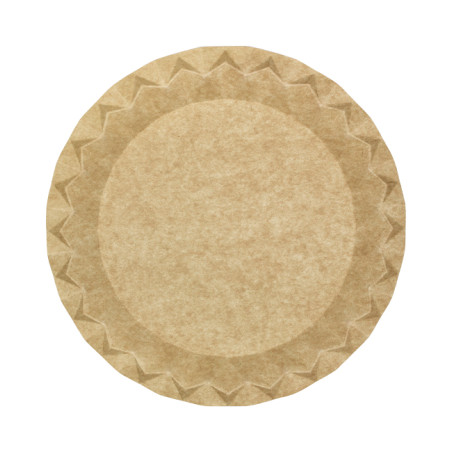 Assiette en Carton Kraft “Flower” Ø29cm 245g/m² (600 Utés)