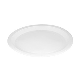 Assiette en Carton Ronde Blanc Ø26cm 200g/m² (50 Utés)