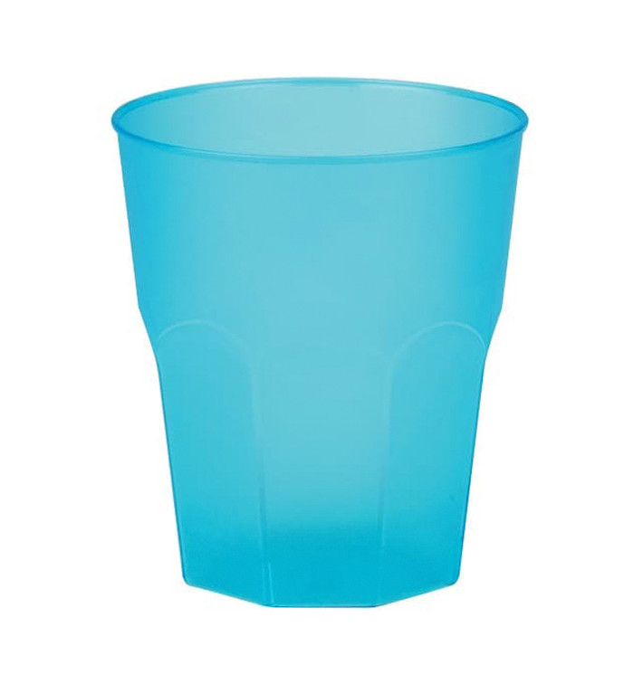 Verre Plastique "Frost" Turquoise PP 270ml (20 Unités)