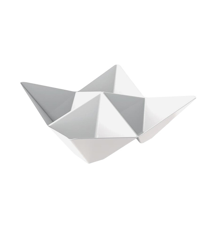 Verrine Dégustation Origami PS Blanc 103x103mm (500 Utés)