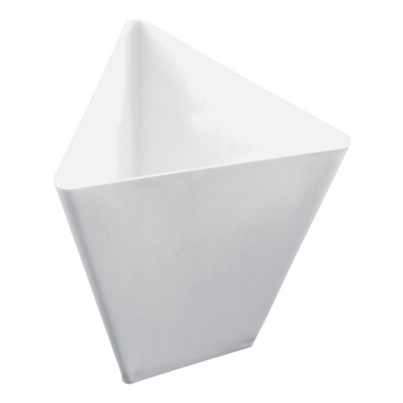 Verrine Dégustation Réutilisable PS Réutilisable PS "Triangle" Blanc 70ml (25 Utés)