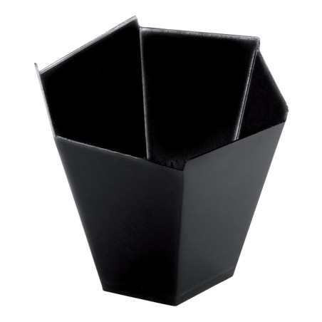 Verrine Dégustation Réutilisable "Gardenia" Noir 100ml (25 Utés)