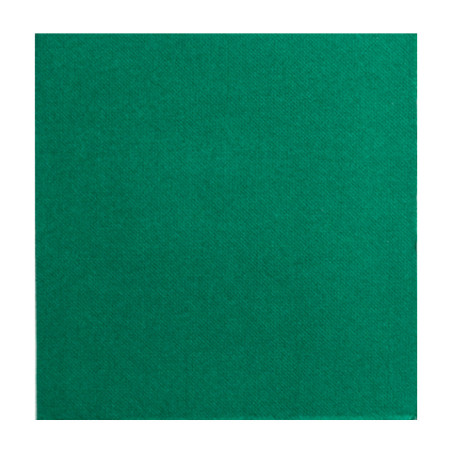 Serviette en Papier Molletonnée 33x33cm 2E Verte (50 Ués)