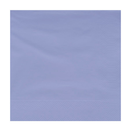 Serviette en Papier avec Bordure 40x40cm Violet (1200 Utés)