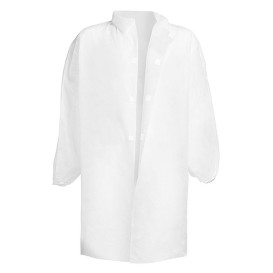 Blouse PP Velcro Sans Poches Blanc XL 35gr (1 Uté)