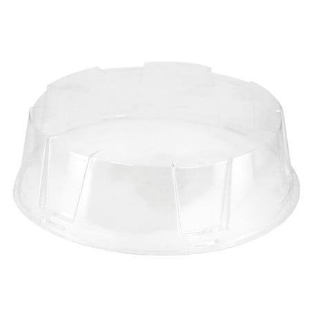 Cloche à Plateau Gâteaux APET Transparent Ø21,5x6cm (180 Utés)