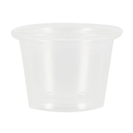 Pot PP Transparent pour sauces 30ml Ø4,8cm (200 Utés)